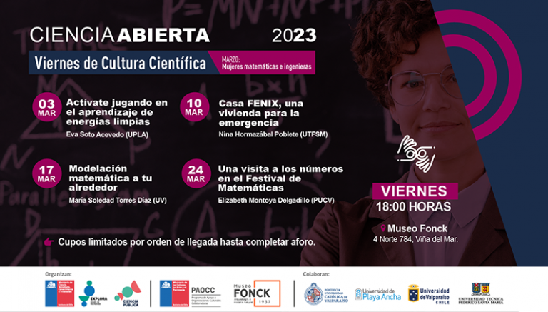 Marzo de innovadoras, investigadoras, ingenieras y matemáticas en los Viernes de Cultura Científica