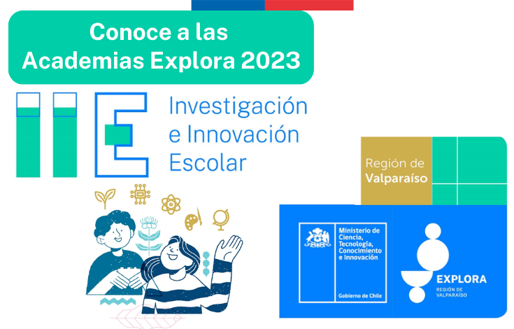 Conoce los Establecimientos Educacionales que serán parte de las Academias Explora de IIE 2023