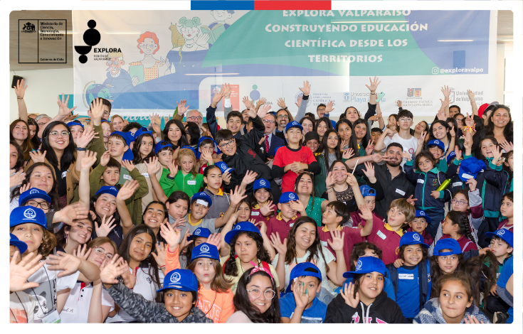 Masivo encuentro reúne a más de 600 estudiantes de la región de Valparaíso para compartir sus proyectos realizados durante las Academias Explora