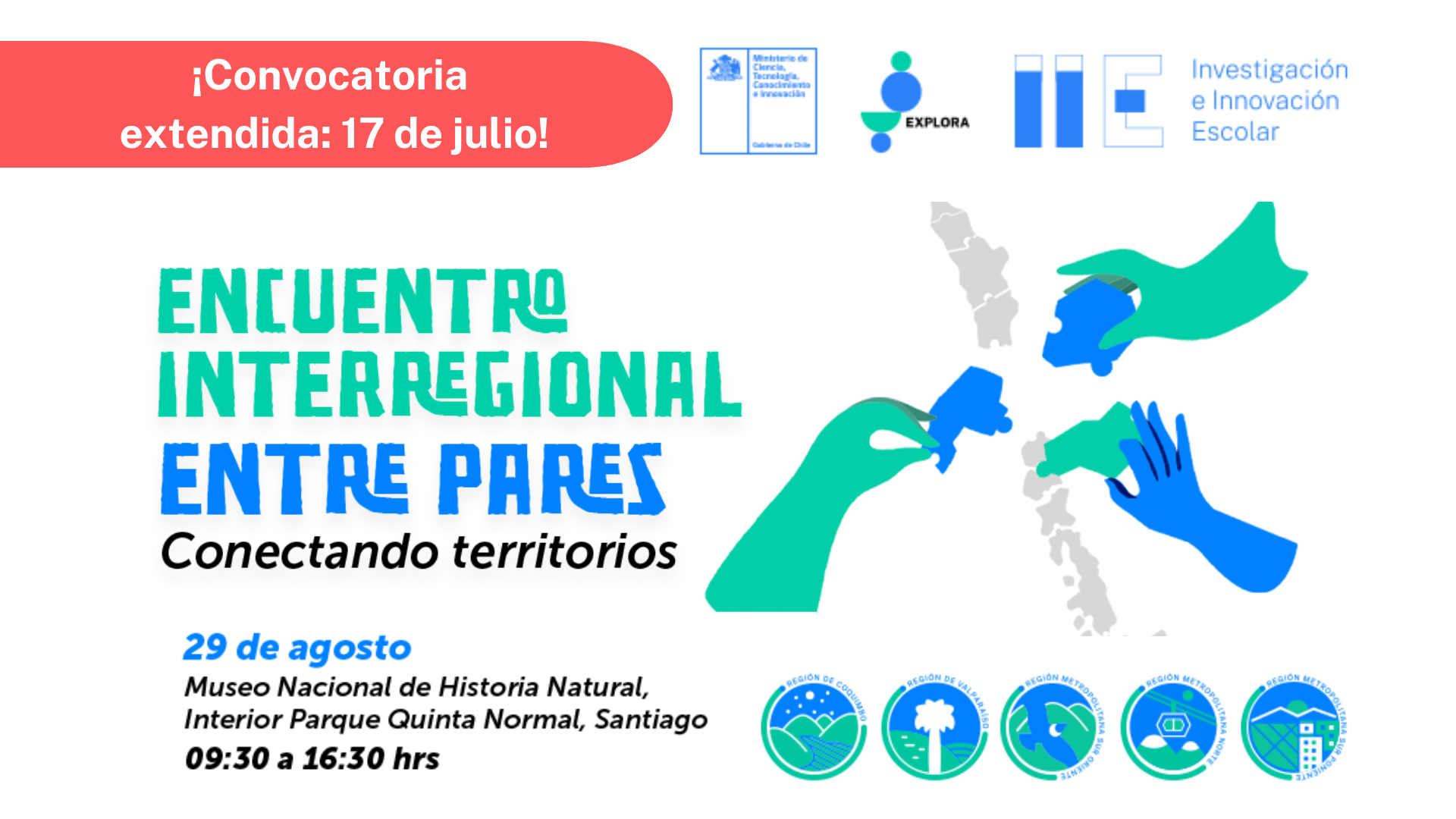 ¡Imperdible! Se abren Convocatorias Encuentro Interregional entre PARes: “Conectando Territorios”